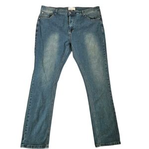 Smith‎ & Mills Denim Jeans Mens Sz 42x32 Stretch Straight Leg Faded (40x31.5)